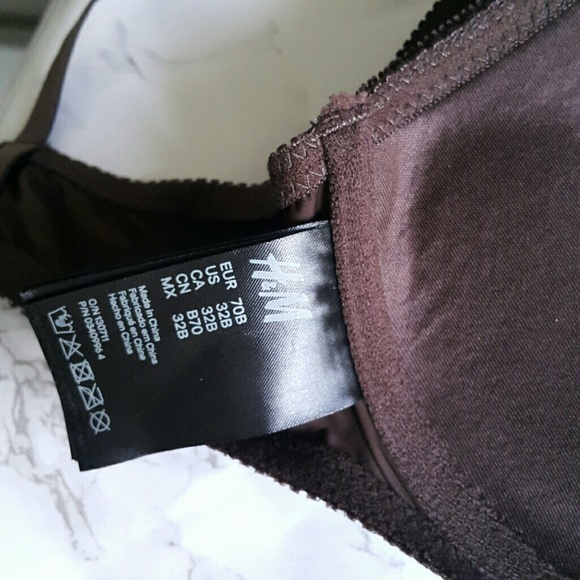 Brown Microfiber Push-Up Bra - Picture 6 of 8